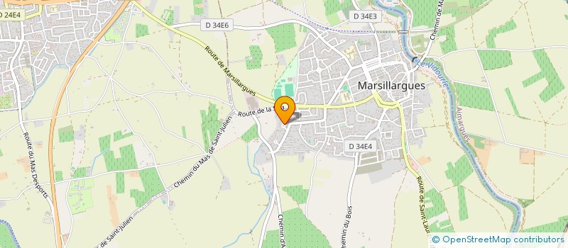 localisation de l'entreprise LE PONANT à MARSILLARGUES