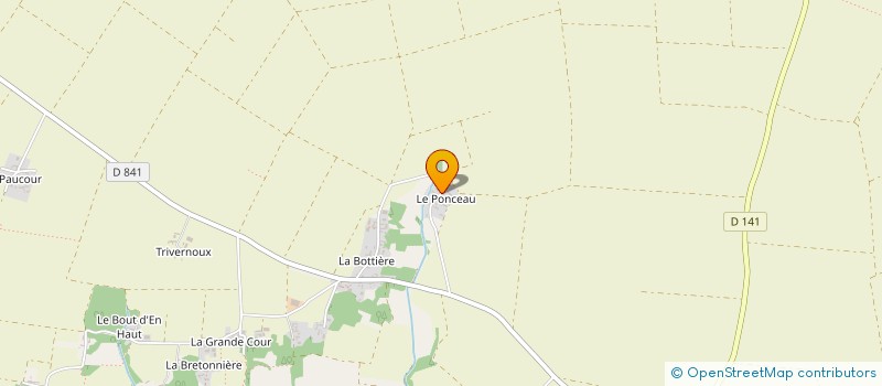 localisation de l'entreprise LE PONCEAU à SCEAUX-DU-GATINAIS