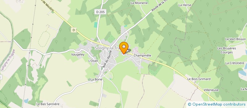 localisation de l'entreprise LE PONCEAU à MOULINS-LA-MARCHE