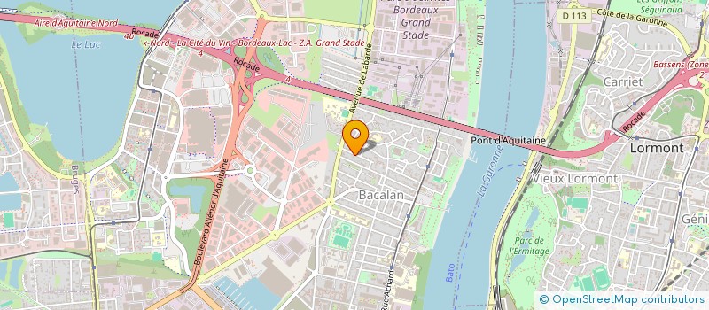 localisation de l'entreprise LE PONCEUR à BORDEAUX