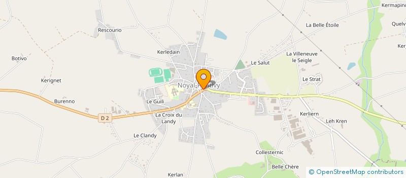 localisation de l'entreprise LE PONNER  NOYAL-PONTIVY