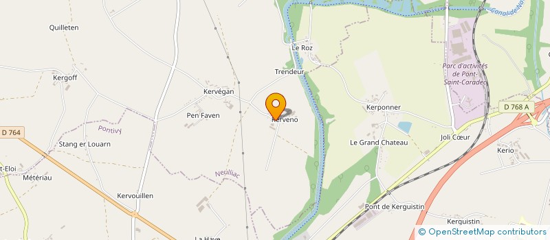 localisation de l'entreprise LE PONNER à NEULLIAC
