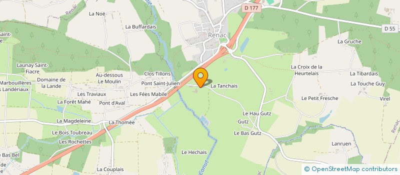 localisation de l'entreprise LE PONT à RENAC