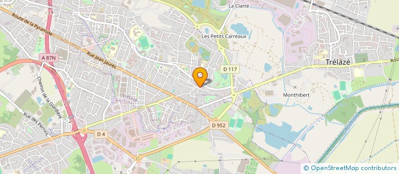 localisation de l'entreprise LE PONT AUX FILLES à TRELAZE