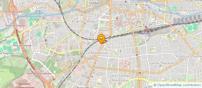 localisation de l'entreprise LE PONT BENET  RENNES