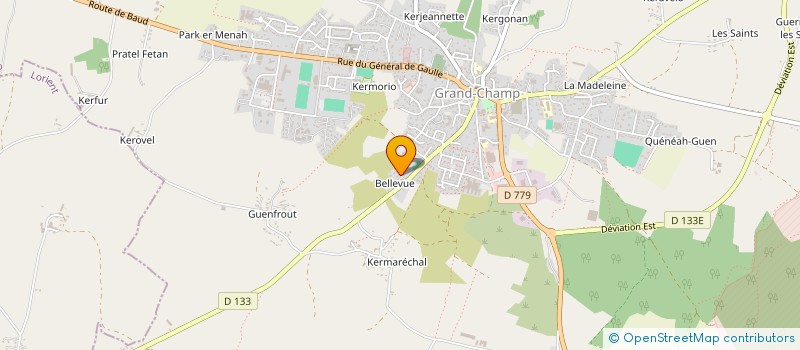 localisation de l'entreprise LE PONT-CAR  LOCQUELTAS