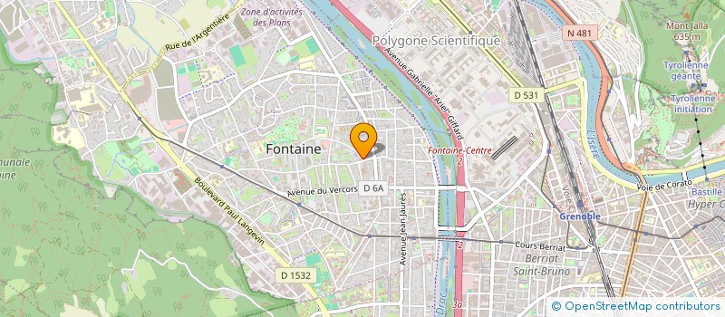 localisation de l'entreprise LE PONT CHABROL  FONTAINE