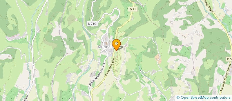 localisation de l'entreprise LE PONT D'ADELE  MURINAIS