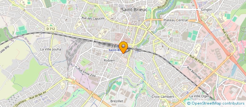 localisation de l'entreprise LE PONT DE BERGU  SAINT-BRIEUC