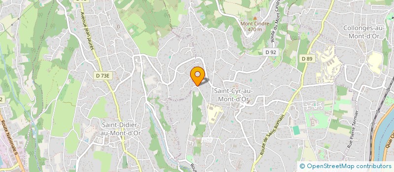 localisation de l'entreprise LE PONT DE COMBLEUX  SAINT CYR AU MONT D'OR