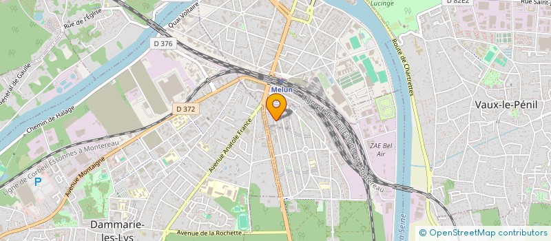 localisation de l'entreprise LE PONT DE LA GARE à MELUN