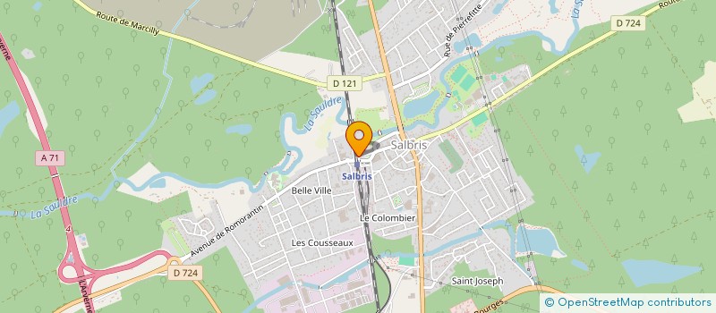 localisation de l'entreprise LE PONT DE LA TERRE AUX CAILLOUX  SALBRIS