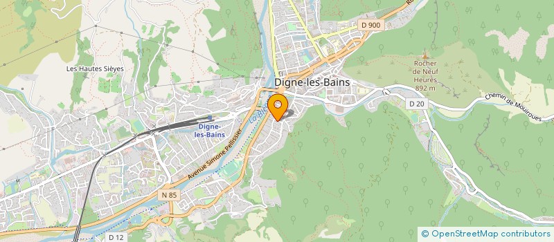 localisation de l'entreprise LE PONT DE PIERRE à DIGNE-LES-BAINS
