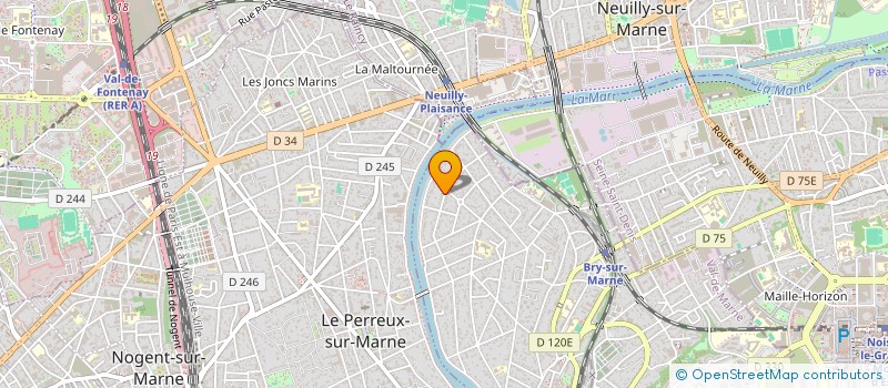 localisation de l'entreprise LE PONT DE PIERRE  BRY-SUR-MARNE