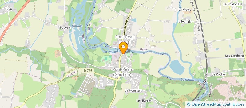 localisation de l'entreprise LE PONT DES ARTS  GUICHEN