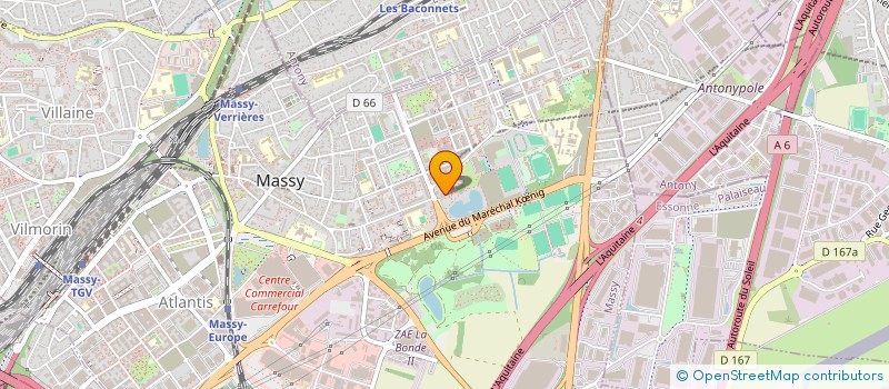 localisation de l'entreprise LE PONT DES ARTS ET DES CULTURES à MASSY