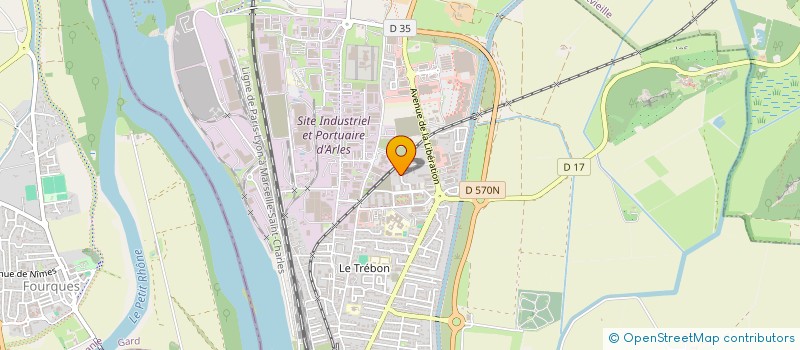 localisation de l'entreprise LE PONT DES MOINES à ARLES
