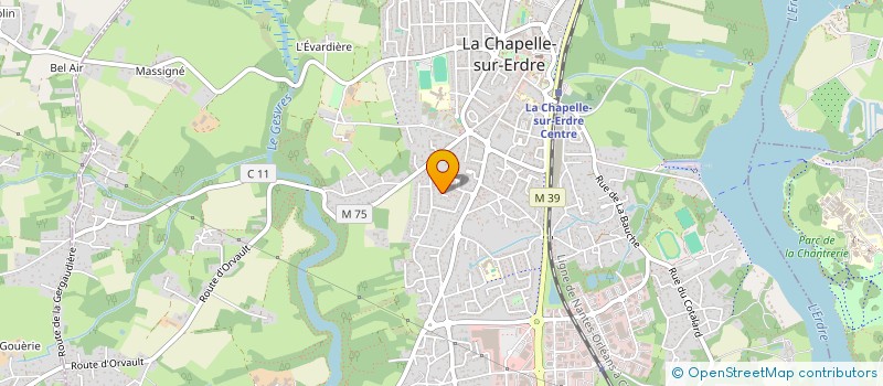 localisation de l'entreprise LE PONT DES ORMES  LA CHAPELLE-SUR-ERDRE