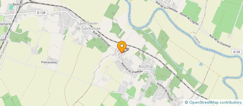 localisation de l'entreprise LE PONT DES RIVES à ROUFFIAC
