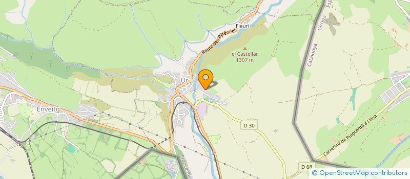 localisation de l'entreprise LE PONT DU CACHAL  UR