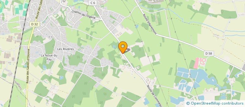 localisation de l'entreprise LE PONT MARAIS à CHALLANS