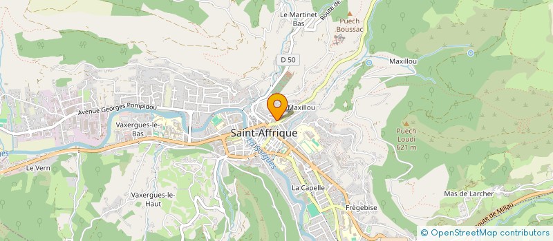 localisation de l'entreprise LE PONT NEUF  SAINT-AFFRIQUE