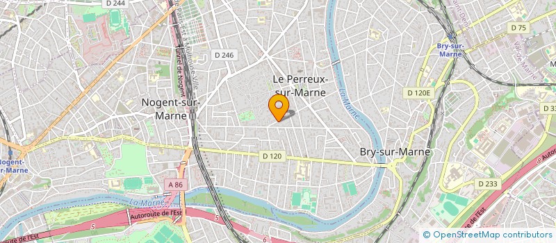 localisation de l'entreprise LE PONT NEUF à LE PERREUX-SUR-MARNE