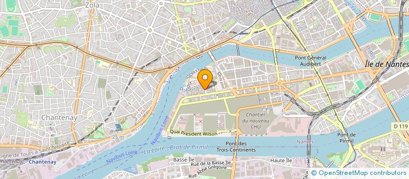 localisation de l'entreprise LE PONT TRANSBORDEUR à NANTES