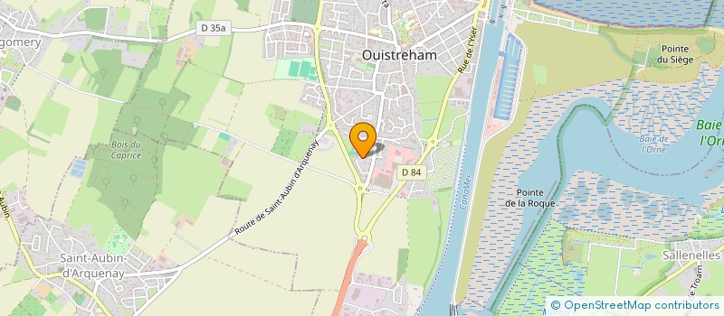 localisation de l'entreprise LE PONTCEL  OUISTREHAM