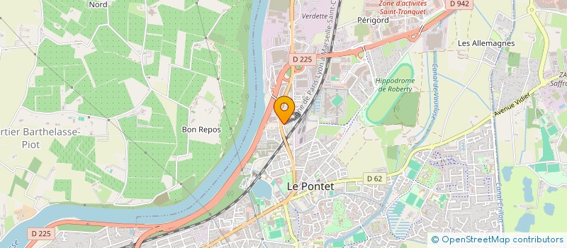 localisation de l'entreprise LE PONTET AMBULANCES à LE PONTET
