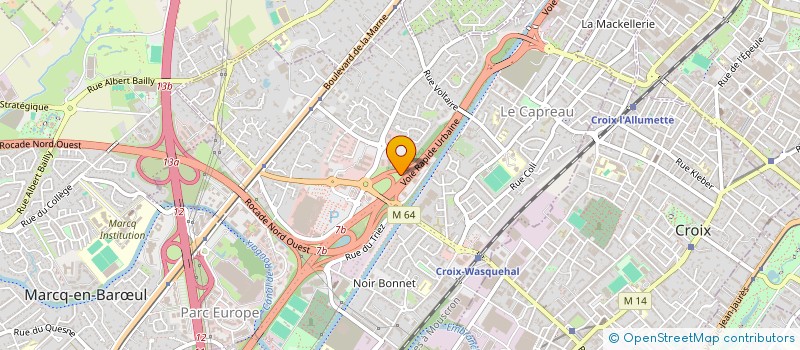 localisation de l'entreprise LE PONTET IMMO  WASQUEHAL