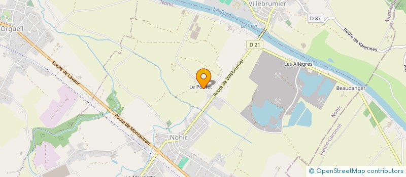 localisation de l'entreprise LE PONTET SUD  NOHIC