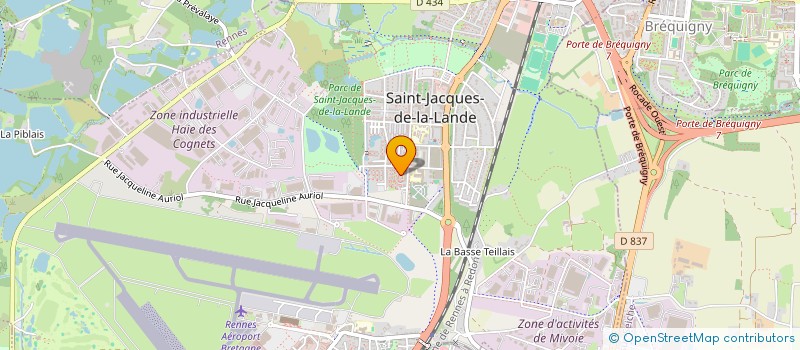 localisation de l'entreprise LE PONTON  SAINT-JACQUES-DE-LA-LANDE