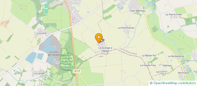 localisation de l'entreprise LE PONTON  GENESTON