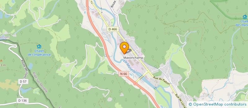 localisation de l'entreprise LE POP CORN GOURMAND à RUPT-SUR-MOSELLE