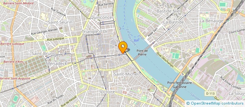 localisation de l'entreprise LE POQUELIN THEATRE à BORDEAUX