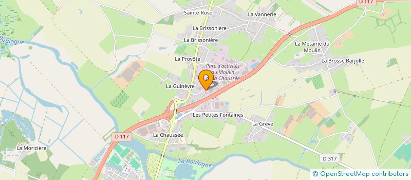 localisation de l'entreprise LE PORAGE  SAINT-PHILBERT-DE-GRAND-LIEU