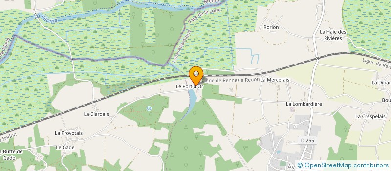 localisation de l'entreprise LE PORDOR  AVESSAC