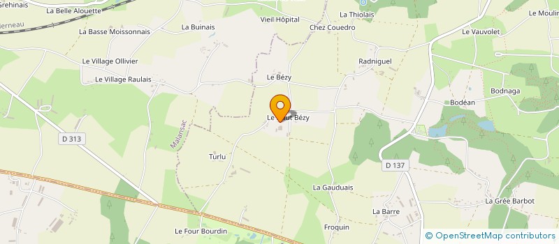 localisation de l'entreprise LE PORHO à SAINT-JACUT-LES-PINS