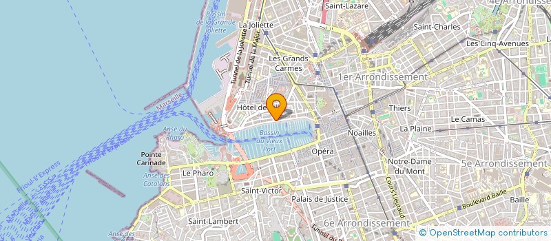 localisation de l'entreprise LE PORT 2  MARSEILLE