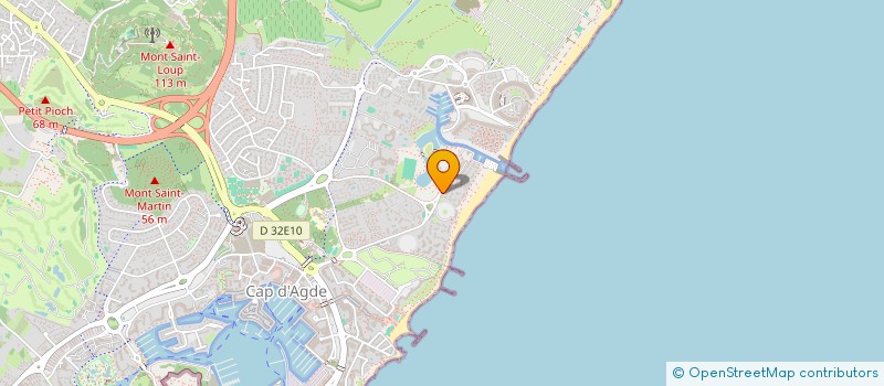localisation de l'entreprise LE PORT A SEC DU CAP D'AGDE à AGDE