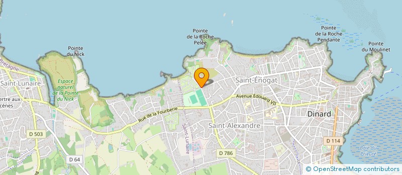 localisation de l'entreprise LE PORT BLANC à DINARD