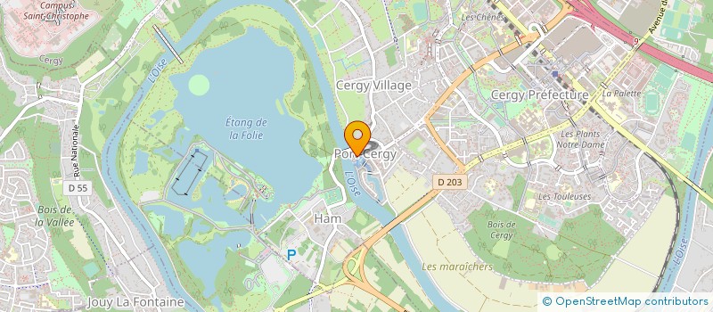 localisation de l'entreprise LE PORT D AGADIR  CERGY