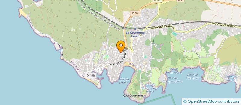 localisation de l'entreprise LE PORT DE CARRO à MARSEILLE