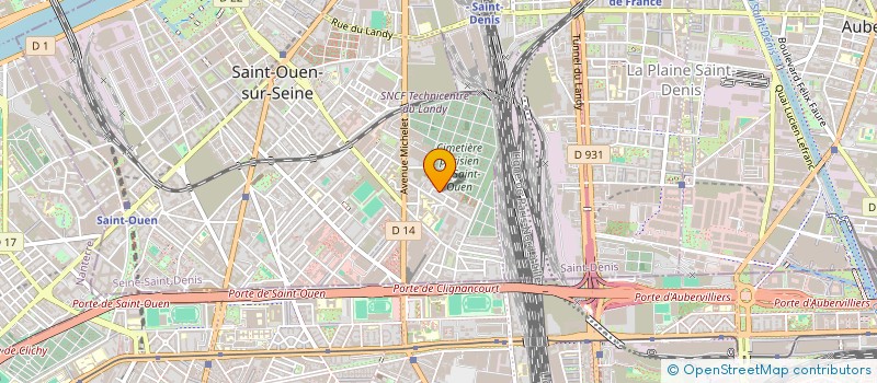 localisation de l'entreprise LE PORT DE SAIGON  SAINT-OUEN-SUR-SEINE