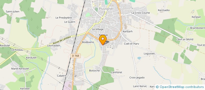 localisation de l'entreprise LE PORT FAMILY  PLUVIGNER