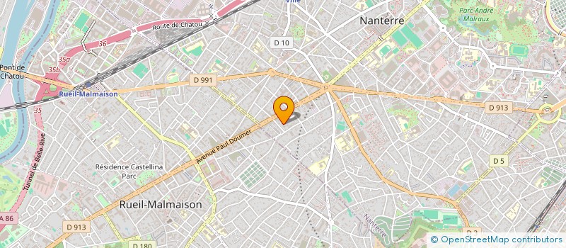 localisation de l'entreprise LE PORT ROYAL  NANTERRE