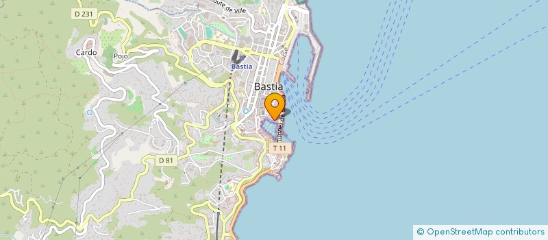 localisation de l'entreprise LE PORT SPINOLA à BASTIA