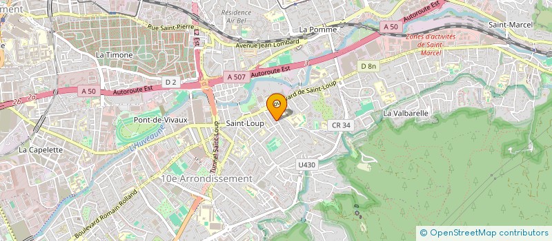 localisation de l'entreprise LE PORTAGE DE REPAS MARSEILLAIS à MARSEILLE