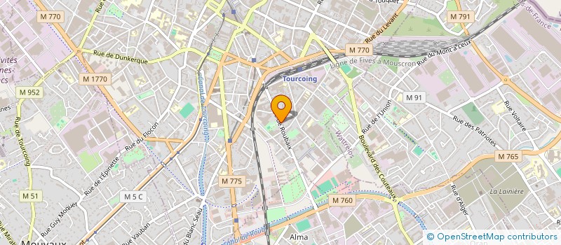 localisation de l'entreprise LE PORTAIL  TOURCOING